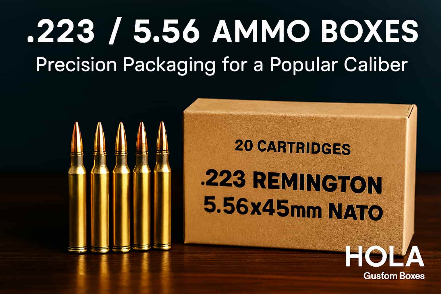 223 and 556 cardboard ammo boxes
